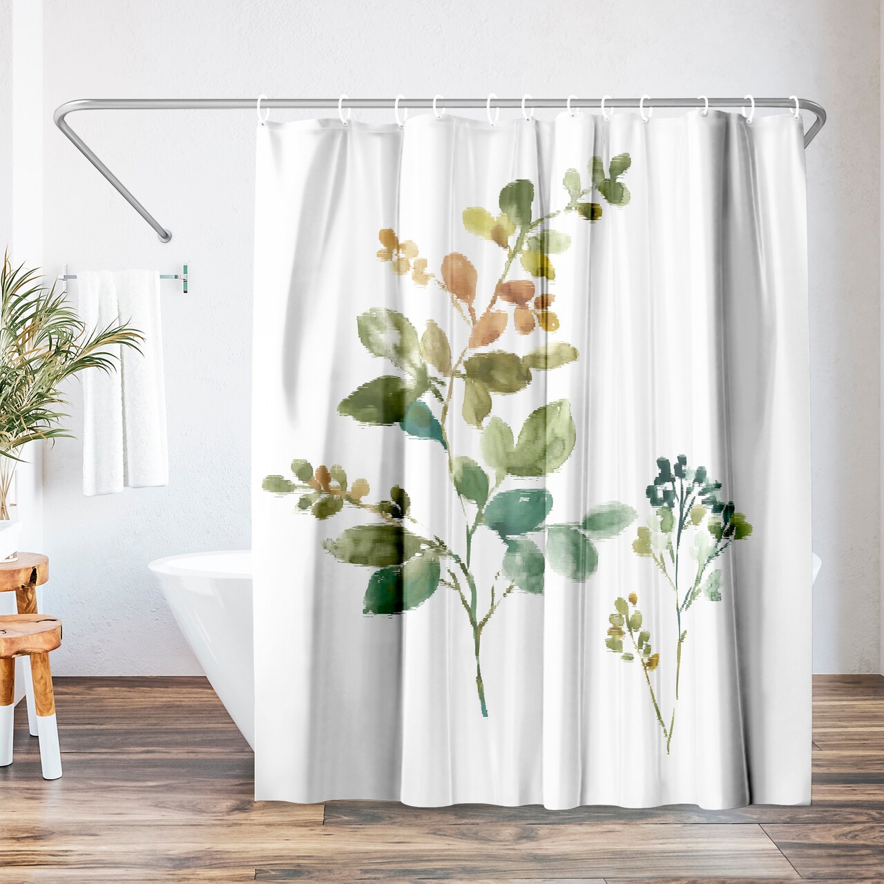 Americanflat 71" x 74" Shower Curtain, True And Fair by PI Creative Art
